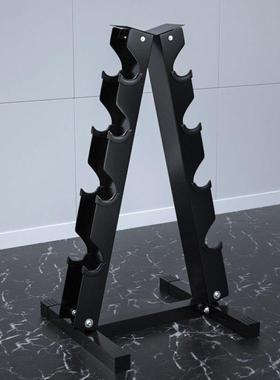 立式小型铃子家用男哑士商用小架支架托收纳FSI健身房架哑铃人字