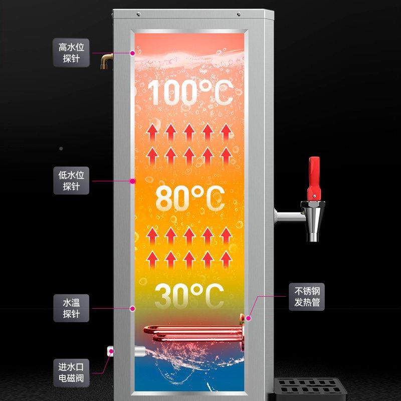 乐创步进式开水器水商用全自电热水器热开水桶LC-9563烧茶奶店饮