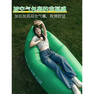 户外懒人充气沙发空气床单人躺椅便携式音野营用YC401午休乐节露