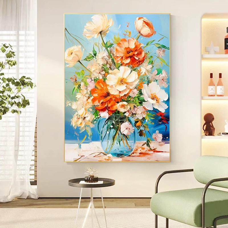 花开贵十字绣0富254945新款彩色花卉手2工风钻石贴画客厅景满钻钻,居家布艺,钻石绣,淘宝优惠券,粉丝福利购,淘宝优惠卷