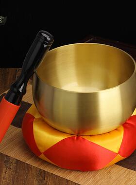 铜w2569983碗磬纯响摆铜法器铜罄3.5行英寸-8英寸铜钵佛音修钵悠