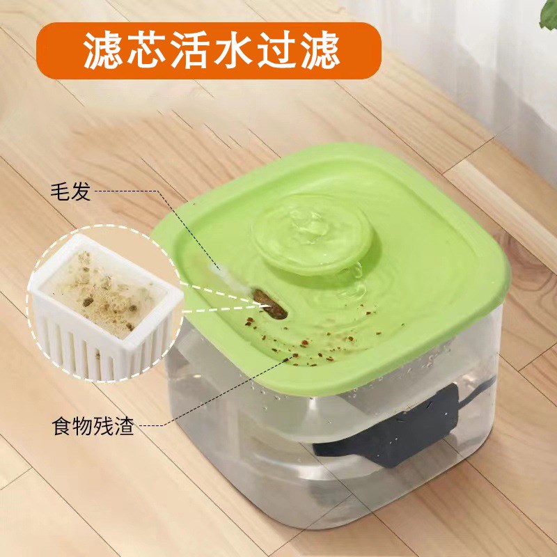 猫咪饮水器宠物饮水机p自动循环静音过滤活水猫碗水盆猫咪用品