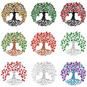 饰品 饰品艺术家居装 发 生命之树金属铁艺墙挂装 独立站现货新款