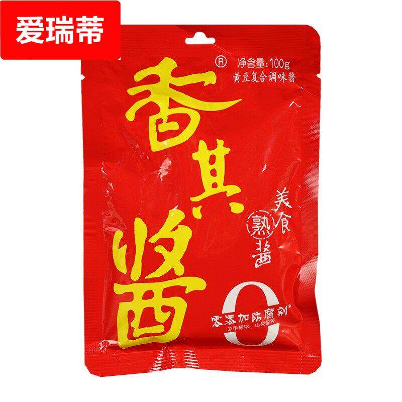 ·香其酱100g整箱商用东北大酱蘸酱香辣酱同款黄豆酱熟
