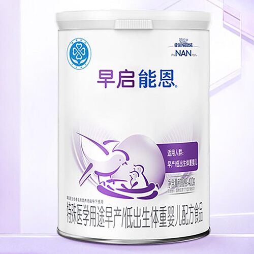 雀巢早启能恩早产儿/低出生婴儿配方食品400g*6罐儿童