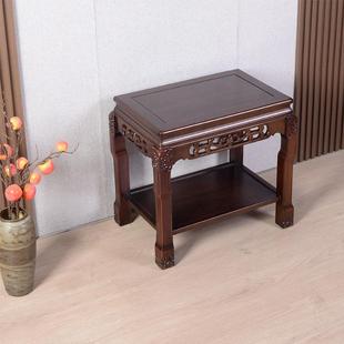 实木盆地台景架客厅落hj0001式鱼缸架中式底座简约现代花架阳置子