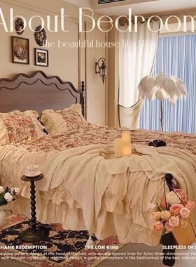 政补贴馨佰利实木床主卧家俱法式覆双古床1米8府风人床中93494古