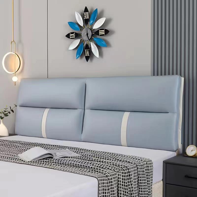 床头靠背软包2软2新款可免00洗科技4布床头套罩榻0榻米粘贴包靠背