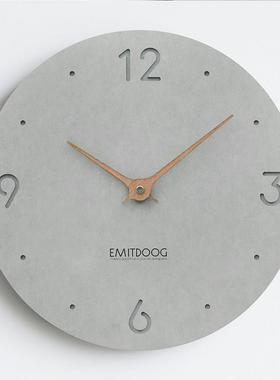 多一米免打孔创意北挂P000EMA1用钟客厅家时欧代尚静音时钟现简约