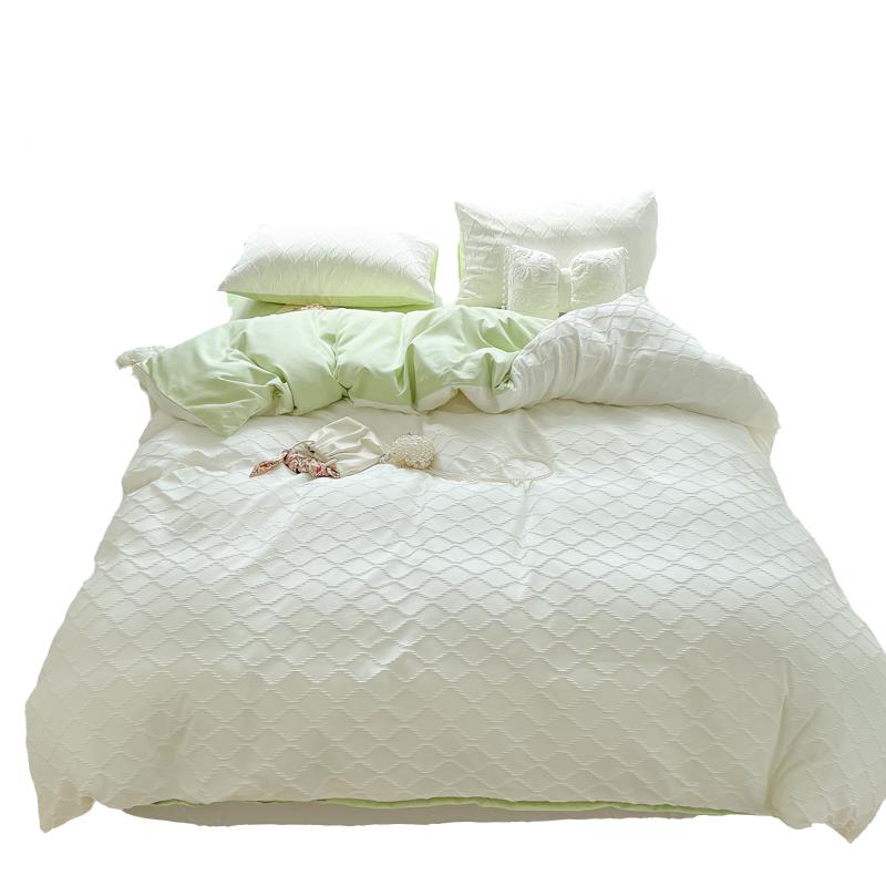 泡泡0纱四件2024022套i2ns少女心学生宿舍被套床单三件套床上用品