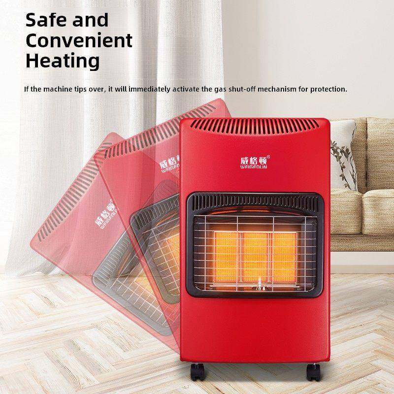 燃气取暖天然气RL-202暖取炉能移动式家用室内煤气液化气速器热烤
