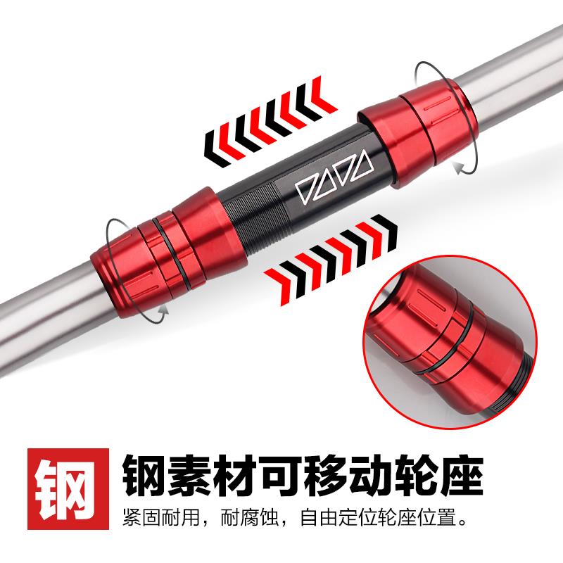 家锚戴神泰锚竿挂鱼划鱼远投.9/4.2/4.5米超泰森锚硬海森竿抛竿竿