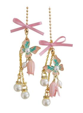 高感蝴蝶汽车挂件车内吊级饰唯美生车后65257载照镜女挂饰车内装