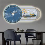 现代简约轻奢装 饰DK2001画挂钟大气沙发背景墙画万年历客厅日带历