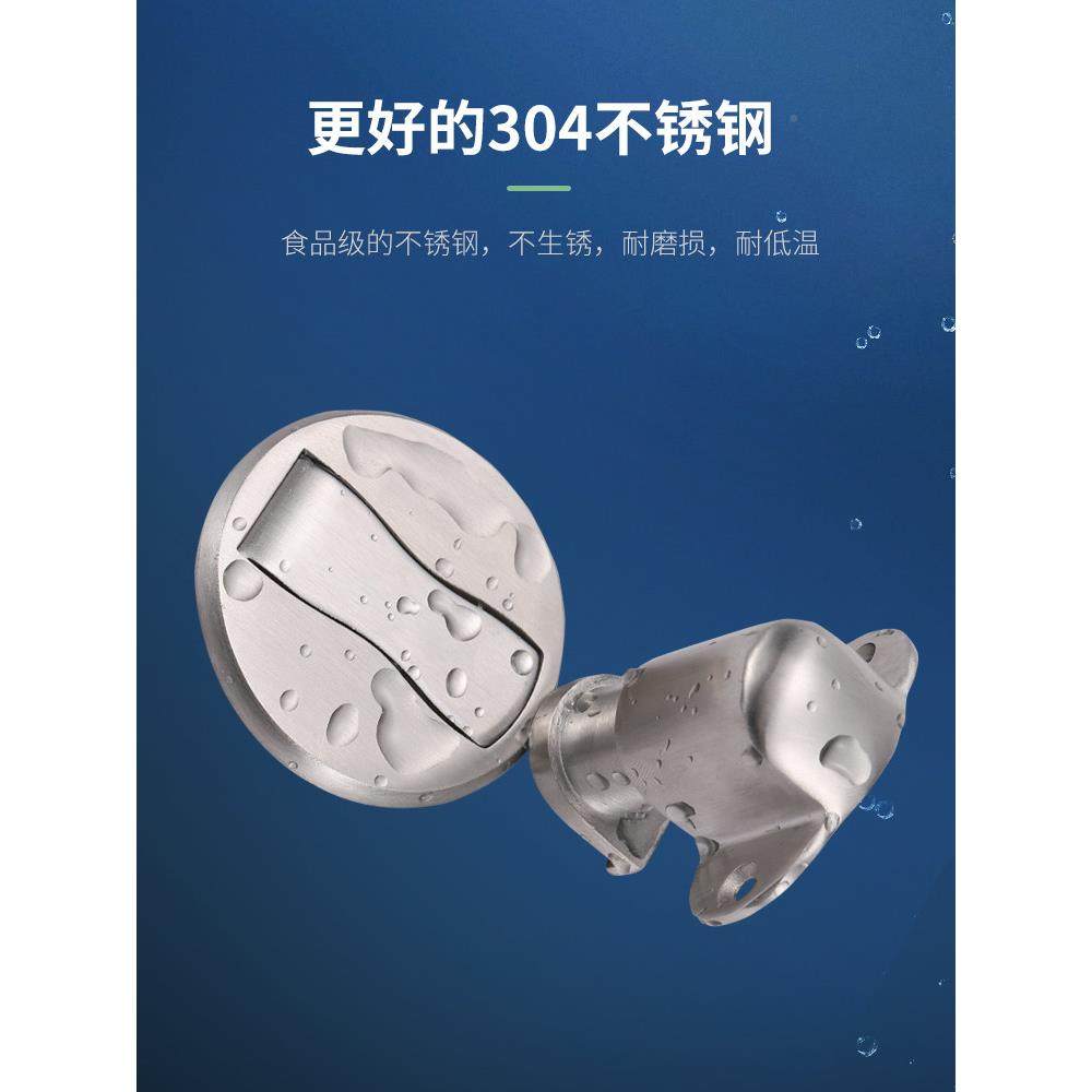 板德国免打撞孔吸形地强化强磁吸M720门防吸门不锈钢隐吸地板可调