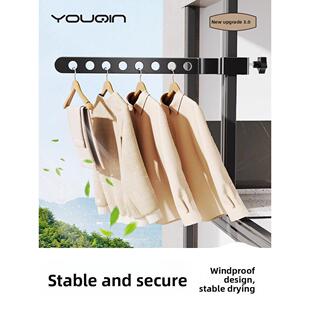 阳有琴台晾衣家用晾衣架宿舍ZLA晾衣室内多功能架折叠晾架衣杆