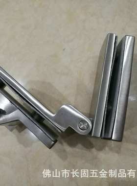 不锈钢无框玻璃折叠门夹glass folding door fittings隔断配件