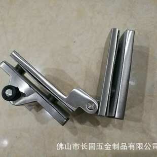 不锈钢无框玻璃折叠门夹glass folding door fittings隔断配件