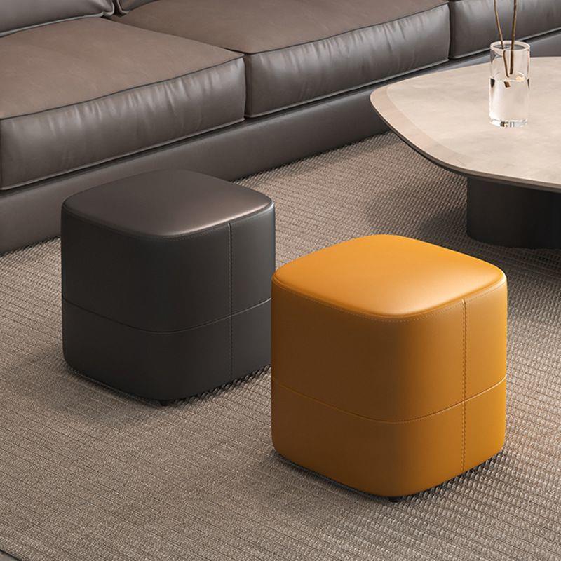 极简猫抓皮小凳子北欧皮革家用矮凳网红新款梳妆凳客厅茶几沙发凳