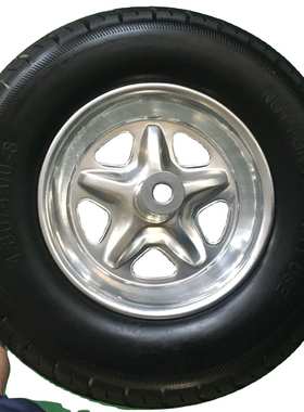 厂家生产4.80/4.00-8PU发泡轮，用于手推车工具车等