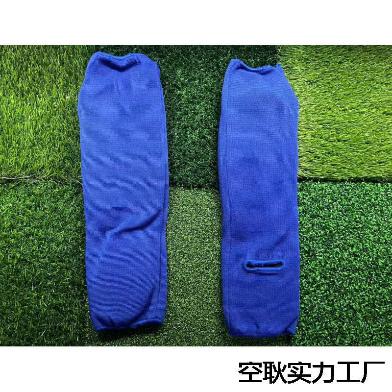 拳击空手道护具连脚背护腿跆拳道散打搏击格斗护具护腿板护小腿