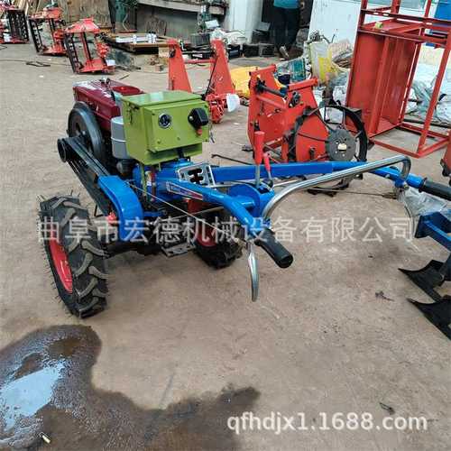 农用手扶式拖拉机 柴油开沟起笼旋耕机 犁地机 12马力手扶拖拉机