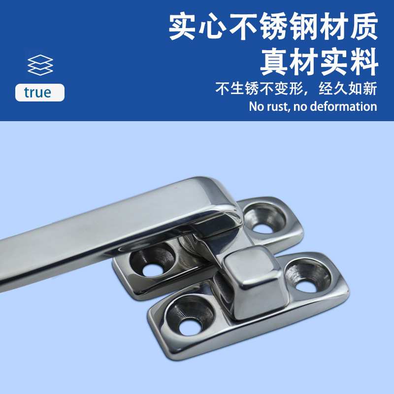 304不锈钢把手锁LCR80/LCL100执手锁FHS31/41锁具锁芯现代简约风