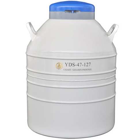 成都金凤YDS-47-127配多层方提桶液氮罐含六个276MM高的提筒