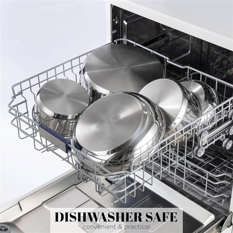 304不锈钢光面可拆卸手柄麦饭石不粘锅炒菜锅具套装平底煎锅汤锅