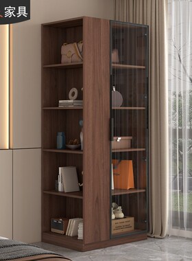 现代简约衣柜家用卧室小户型衣帽架落地式衣橱床边收纳储物柜7A68