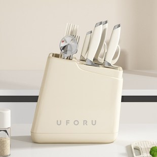 刀架置物架台面多功能厨房2024新款家用筷子笼刀架一体菜刀收纳盒