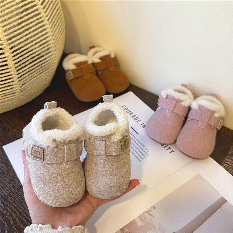 婴儿鞋子冬季6-9-12个月软底学步鞋0-1岁男女宝宝加厚百搭豆豆鞋,童鞋/婴儿鞋/亲子鞋,学步鞋,淘宝优惠券,粉丝福利购,淘宝优惠卷