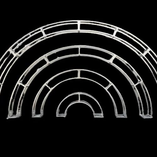 拱门桁架弧形半圆铁艺造型婚庆支架花门架圆弧铁拱形架子长廊定制