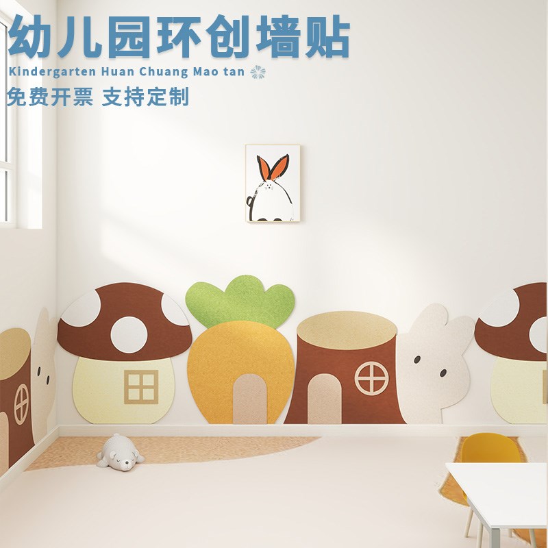 幼儿园墙面装饰贴环境创设主题布置材料托管班级文化教室培训机构