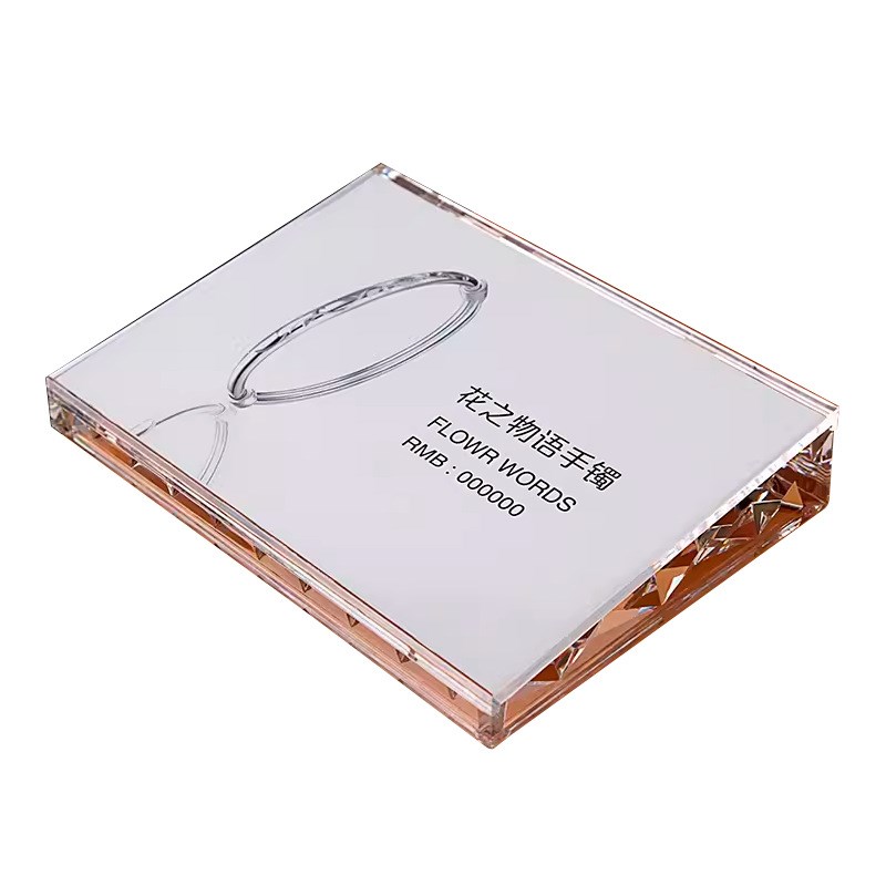 亚克力价格牌价签 手机体验店台签 斜面台卡水晶标价牌展示牌立牌