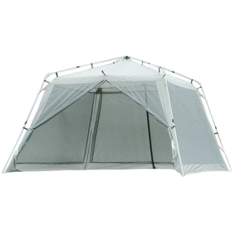 户外全自动天幕帐篷8-10人防蚊涂银防晒防雨钓鱼沙滩野餐遮阳棚