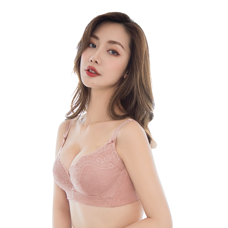 聚拢文胸加厚小胸平胸专用显胸大超厚aa杯胸罩收副乳调整型内衣女