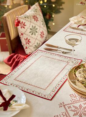 蜡笔派轻星物语餐垫防水现代雪简约茶几垫新款奢高餐级CD-XXWY1新