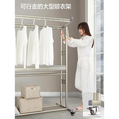 别墅晾衣架落H1802地阳台可家用杆户外型大移动庭院室外凉被神器