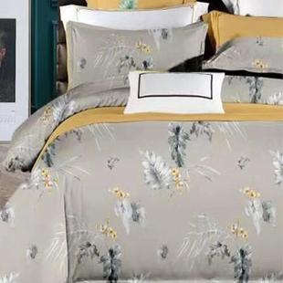 图美饰天臻棉丝四件套夏季凉寝感床床1T62219M单笠加大双人被套床