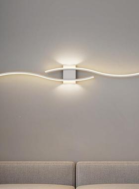 壁灯卧沙室床头极灯客厅发背景墙52765简创意廊个性免走布线充电