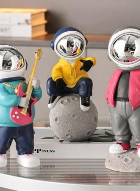 太空人航宇房员小摆件客厅电柜儿童房书视桌书柜创XHYHYAEE意间家