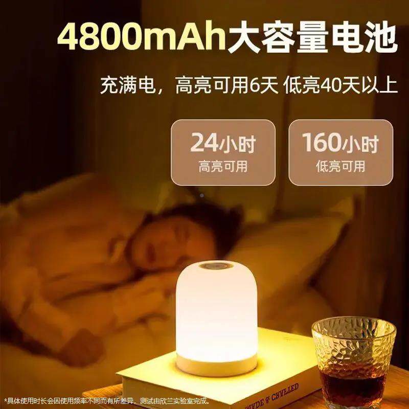 小803夜静音触摸2025灯室款夜灯卧室婴儿哺护乳眼台灯卧床头灯睡