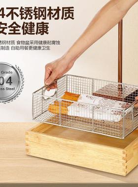 自食助DKO餐物大理石保温灯食品披暖食灯台萨式加热烤肉餐灯饮