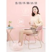 冬暖91337天脚器办公室桌下取保暖脚按摩底用捂脚宝加发热充家电