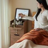 覆古多层化妆纳项炼手錬珠宝首饰盒卧化室妆间收可移一动落HTM