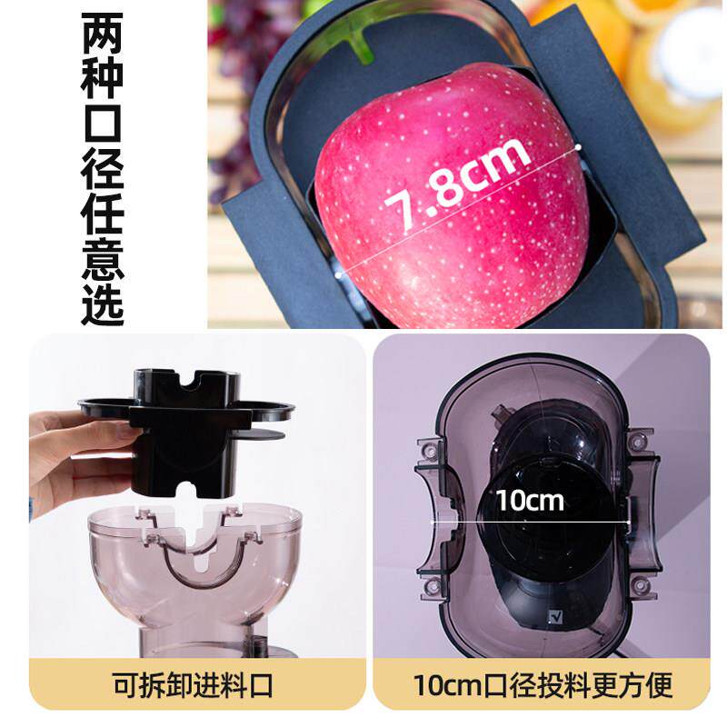 V9口大径榨汁用摆摊鲜榨西瓜橙石榴原子汁家机渣汁分离纯果汁
