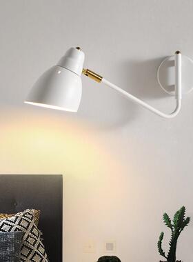 床头壁灯卧室轻奢北欧网红读墙灯024新62937款可摇旋转书桌2学习