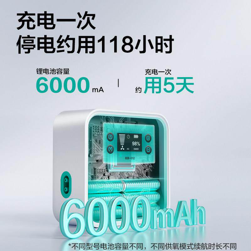 氧泵鱼缸式家用增氧机养气鱼小型可携增氧静音增机氧泵充电200908