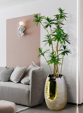 欧流水生财喷泉湿摆件循环北水2493客厅饰品落地加器办装公室落地